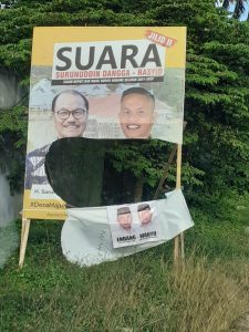 LO Surunuddin Sayangkan  Pengrusakan APK Baliho