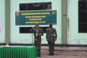 Danrem Pimpin Penandatanganan Fakta Integritas