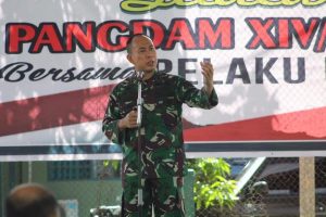 “Saya Berharap Pelaku UMKM di Sultra Jadi Pelaku Ekonomi yang Handal “ – Pangdam XIV Hasanuddin Silaturahim dengan Pelaku UMKM