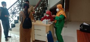 Cegah Covid 19 di Lingkungan Pemprov, Peserta MCP KPK Wajib Ikuti Rapid Test