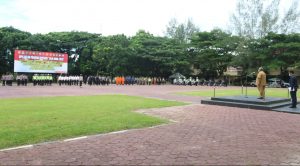 Gubernur Pimpin Apel Gelar Pasukan Operasi Lilin di Sultra