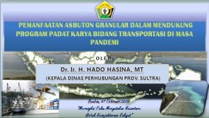 Pemanfaatan Asbuton Granular