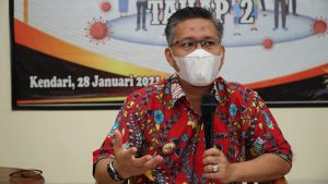 Wali Kota Kendari Disuntik Vaksin Covid-19 Tahap II