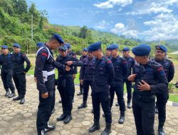 Back Up Pengamanan Unjuk Rasa, Batalyon C Pelopor Laksanakan BKO Polres Kolaka