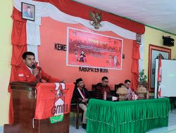 Gelar PPAB Akbar, GMNI Muna  Kukuhkan 58 Anggota Baru