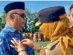 Wali Kota Kendari, Siska Karina Imran : Hari Ini Kita Bisa Melaksanakan Penyerahan SK P3K dan CPNS Sekaligus Memberikan Penghargaan kepada ASN Penerima Satya Lencana Karya Satya dari Presiden