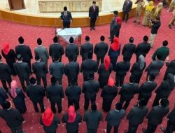 Gubernur Andi Sumangerukka  Lantik  8 Pejabat Tinggi Pratama  Pemprov Sultra